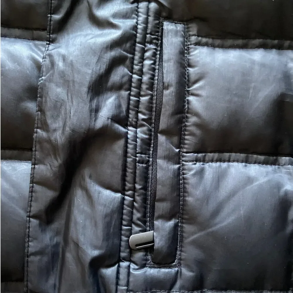 T Tech By Tumi‎ Feather Down Puffer Jacket Coat Zip Up Outdoor Black Mens Medium